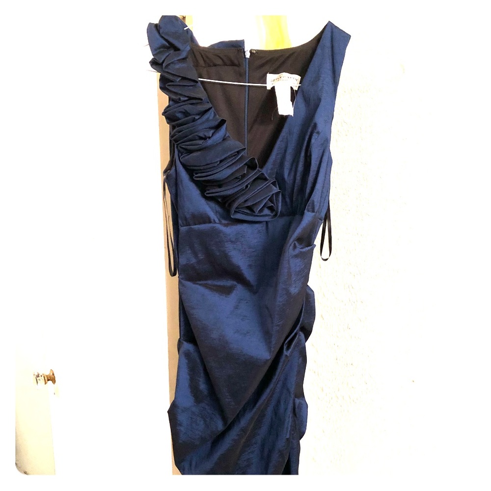 Blue cocktail dress